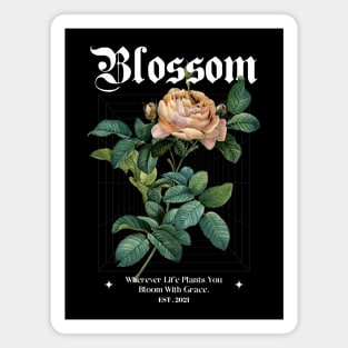 Blossom Streetwear Aesthetic Magnet